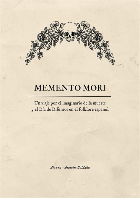 memento mori in spanish